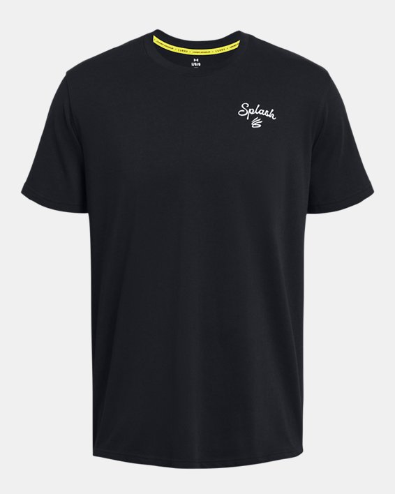 Men's Curry Embroidered Splash T-Shirt in Black image number 2